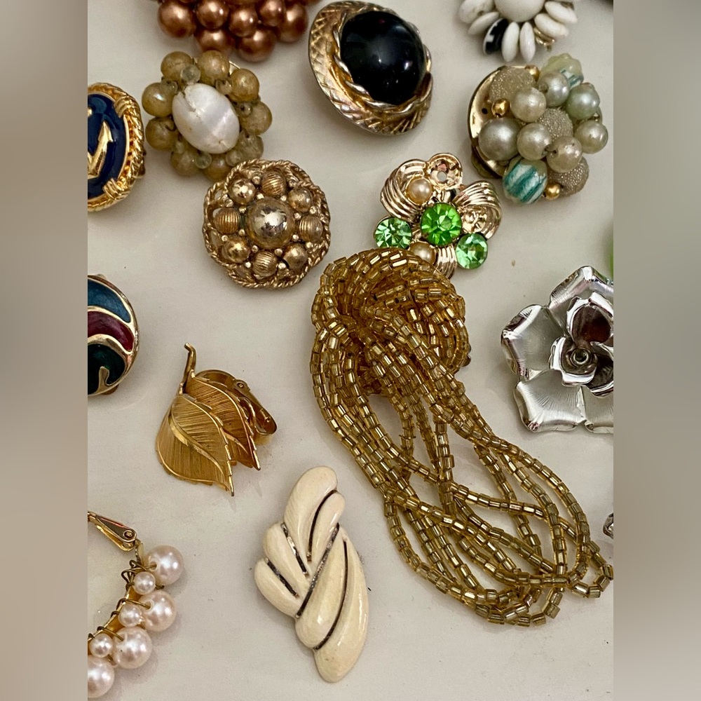 Vintage Single Earrings Lot / Craft Jewelry - Picture 4 of 12